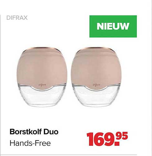 Borstkolf Duo Hands-Free NIEUW