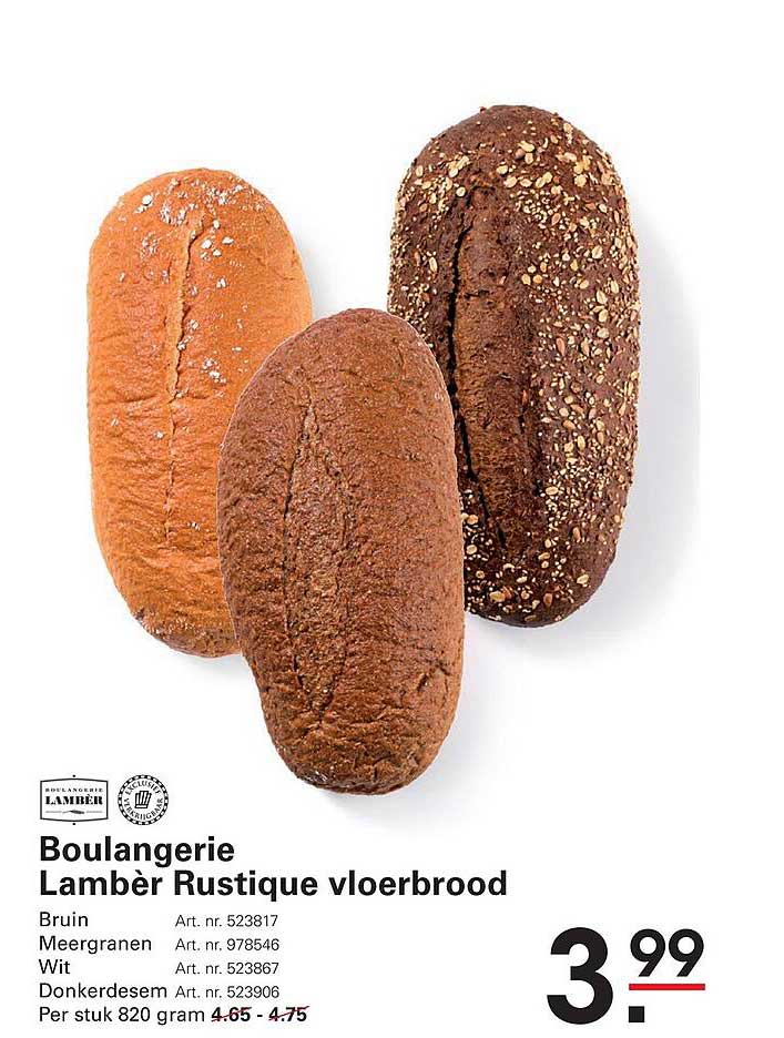 Boulangerie Lambert Rustique vloerbrood