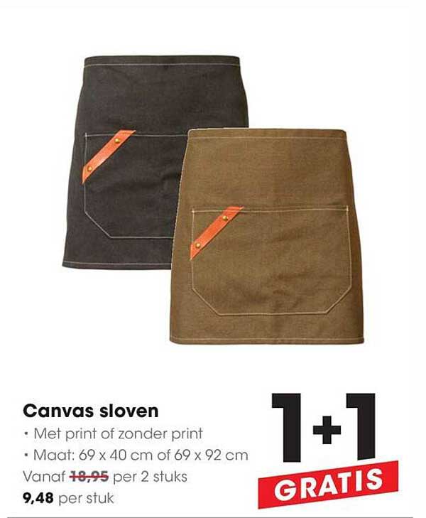 Canvas sloven 1+1 GRATIS