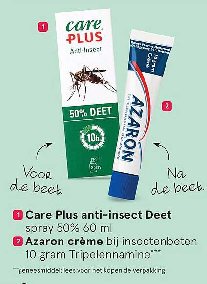 Care Plus anti-insect Deet spray 50% 60 ml