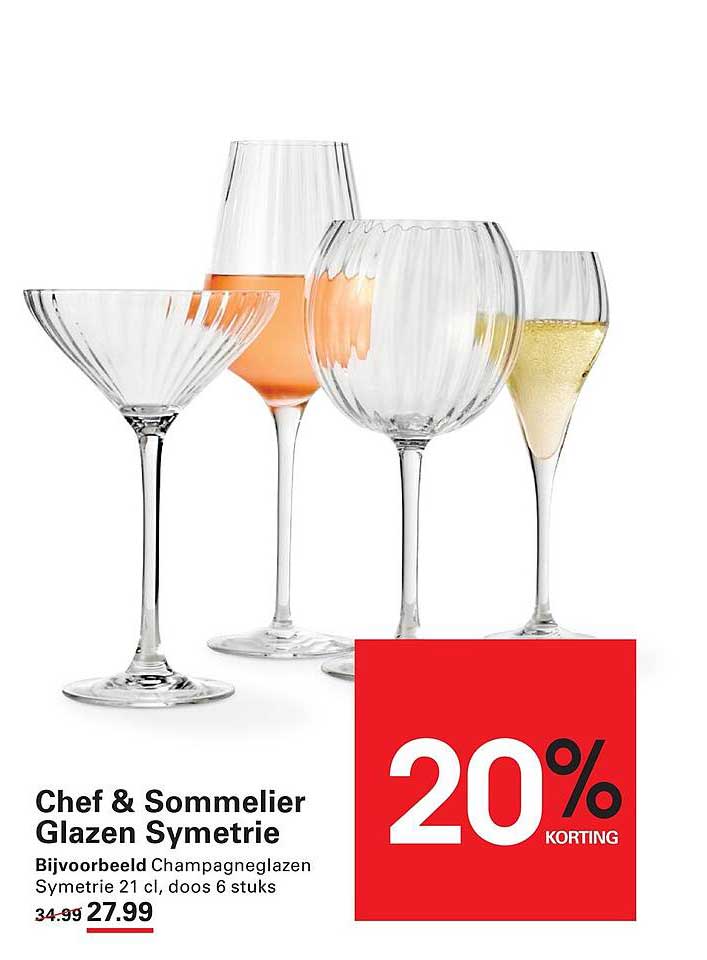 Chef & Sommelier Glazen Symetrie