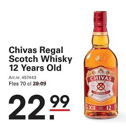 Chivas Regal Scotch Whisky 12 Years Old
