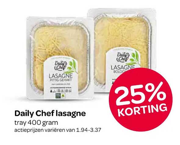 Daily Chef lasagne