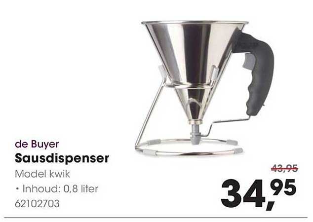 de Buyer Sausdispenser Model kwik