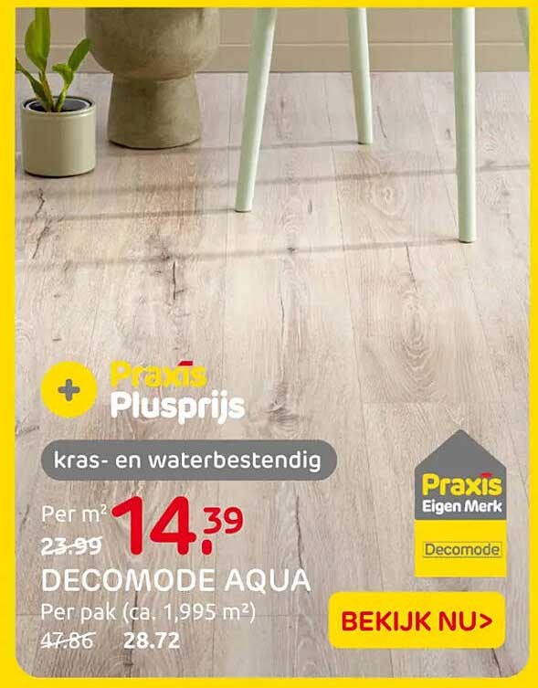 Decomode Aqua kras- en waterbestendig
