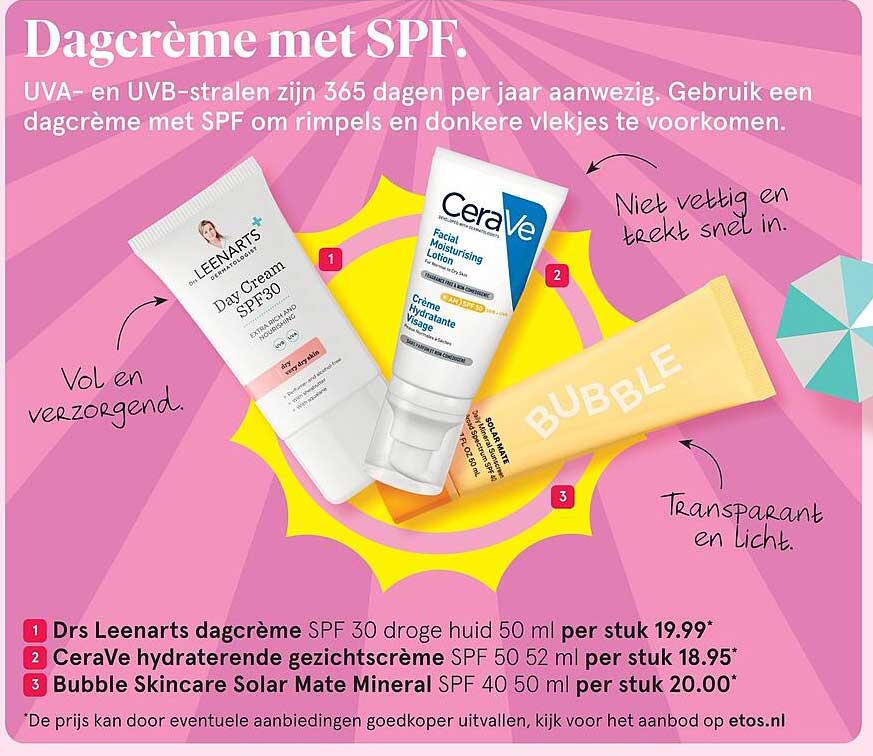 Drs Leenarts dagcrème SPF 30 droge huid 50 ml per stuk