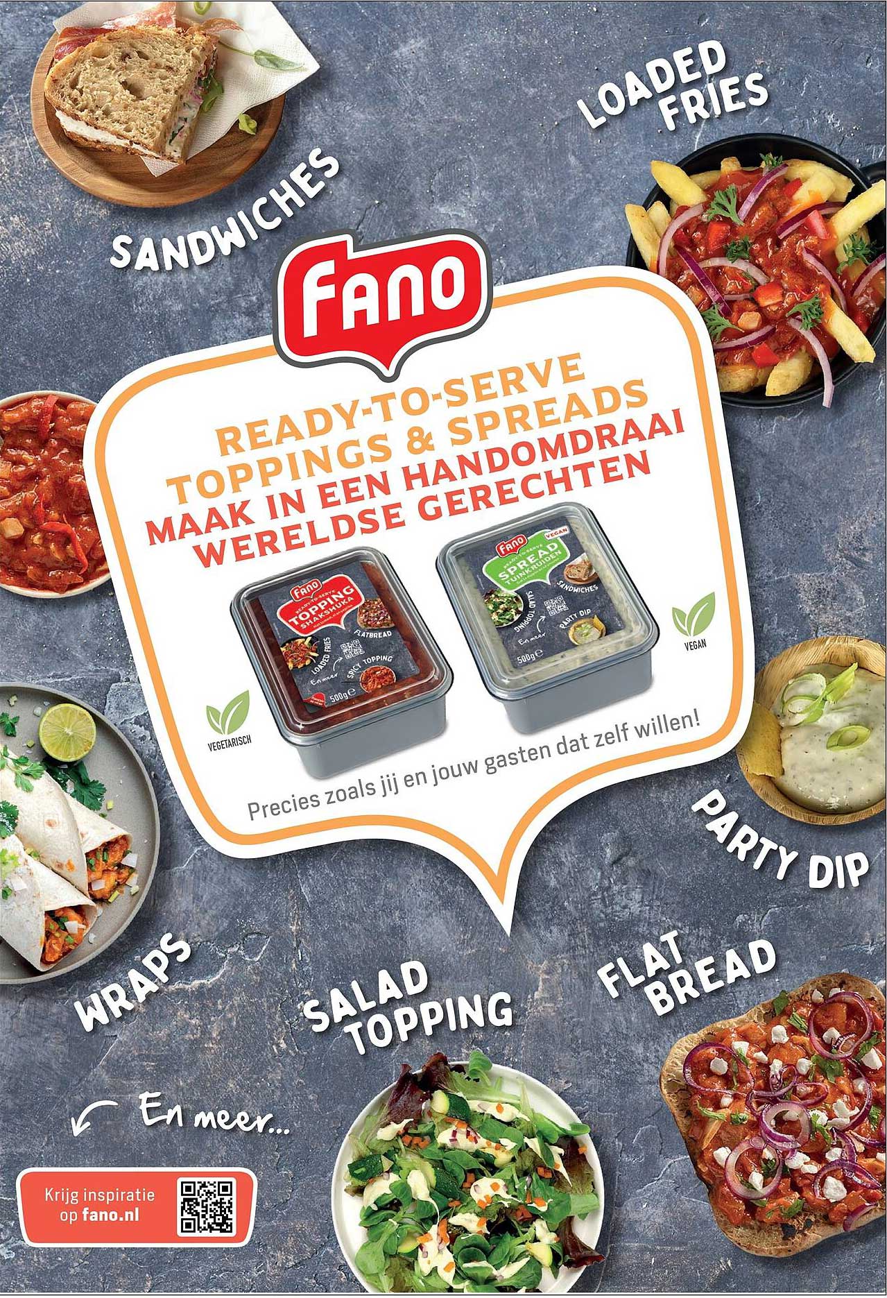 Fano Ready-to-Serve Toppings & Spreads – maak in een handomdraai wereldse gerechten