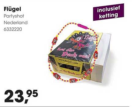 Flügel Partyshot Nederland 6332220 inclusief ketting