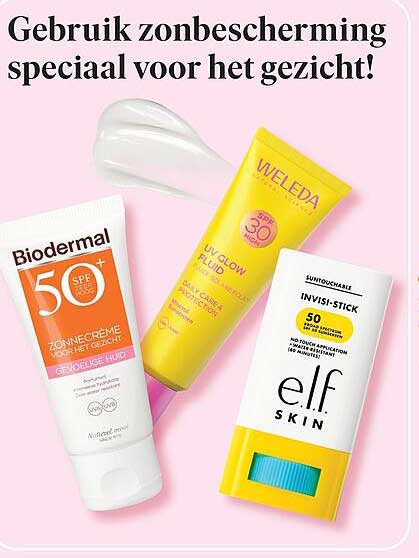 Gebruiksbescherming speciaal voor het gezicht!