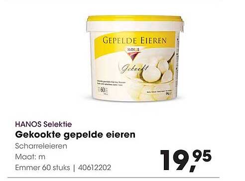 Gekookte gepelde eieren
