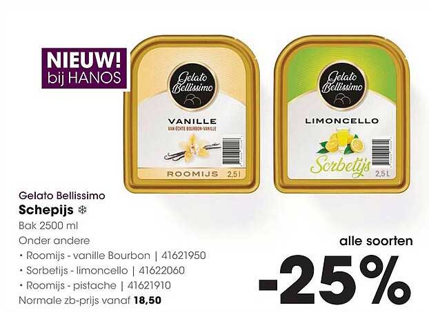 Gelato Bellissimo Schepijs -25%