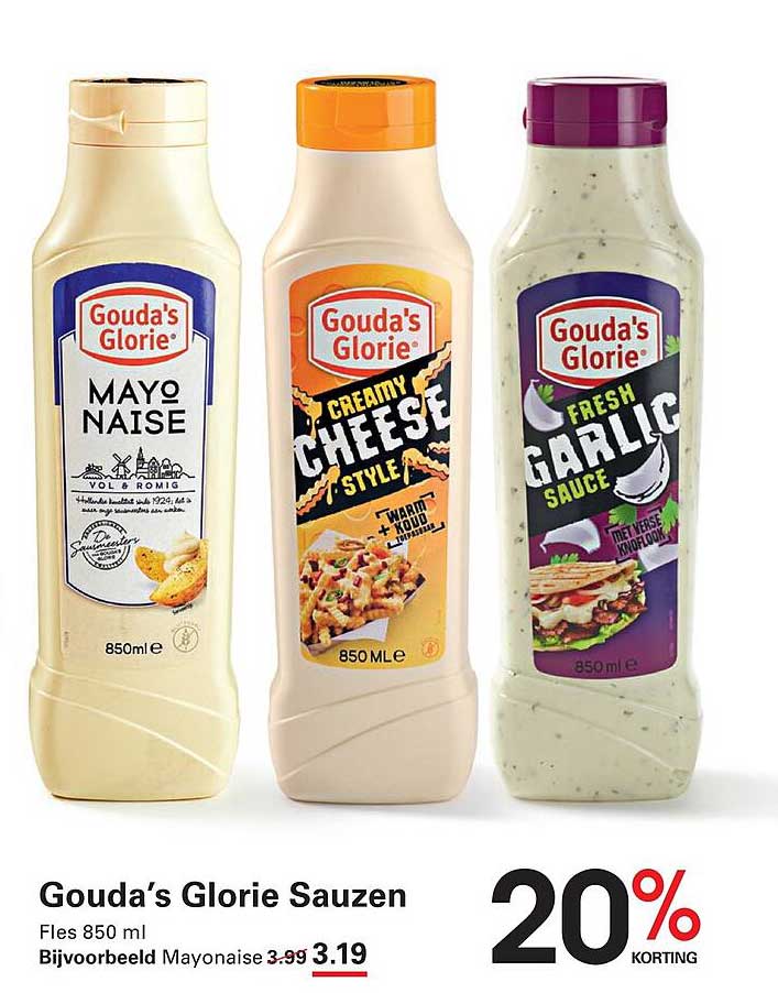 Gouda’s Glorie Sauzen 20% KORTING