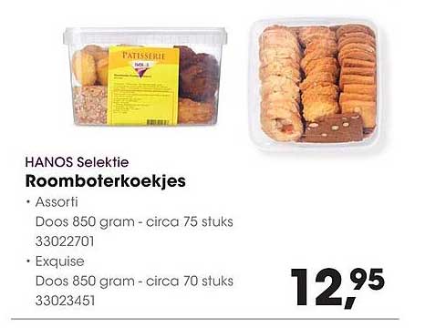 HANOS Selectie Roomboterkoekjes