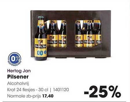 Hertog Jan Pilsener Alcoholvrij