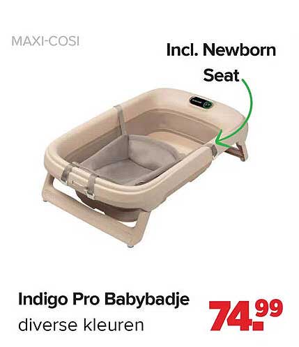 Indigo Pro Babynbadje Incl. Newborn Seat