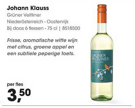 Johann Klauss Grüner Veltliner