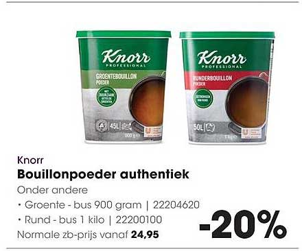 Knorr Bouillonpoeder authentiek