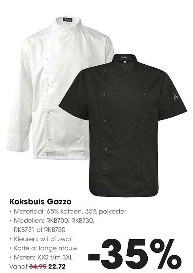 Koksbuis Gazzo -35%