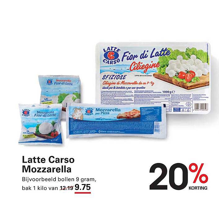 Latte Carso Mozzarella