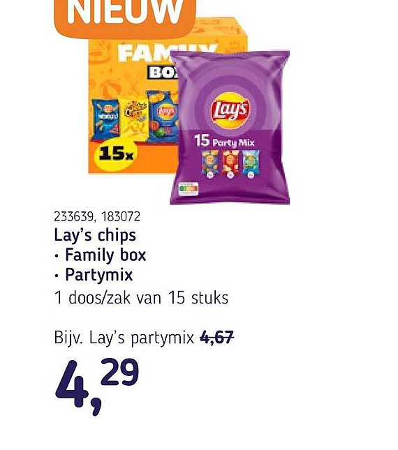 Lay’s chips • Family box • Partymix