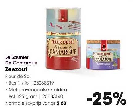 Le Saunier De Camargue Zeezout Fleur de Sel