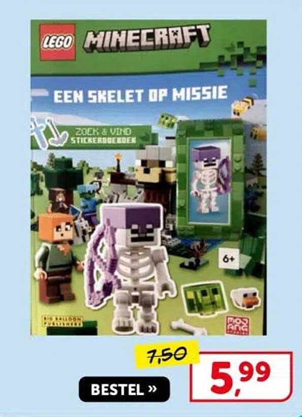 LEGO Minecraft Een skelet op missie