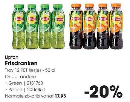 Lipton Frisdranken -20%