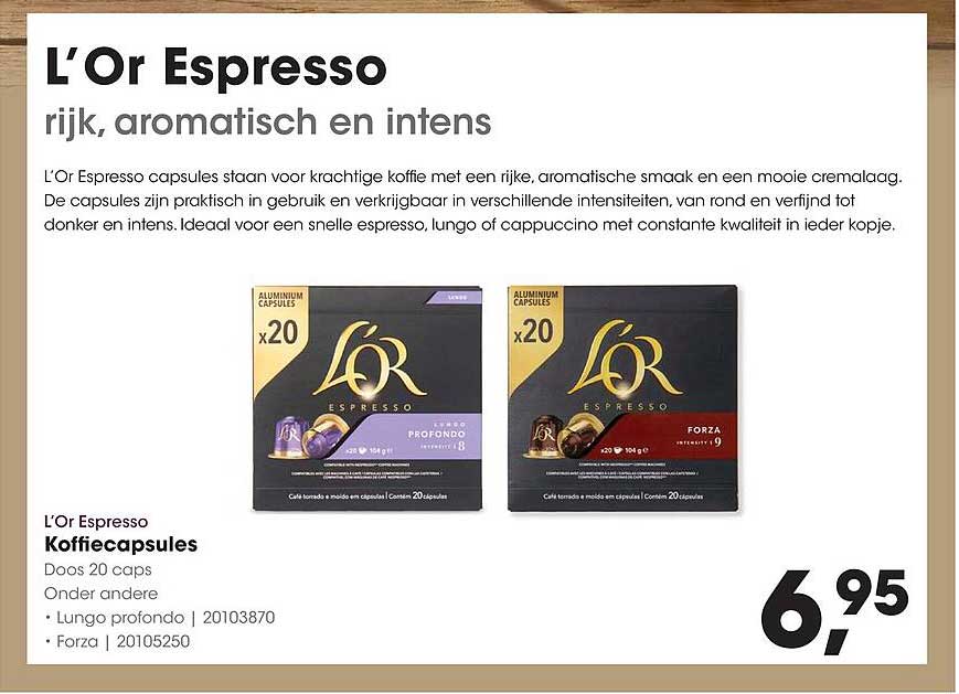 L'Or Espresso Koffiecapsules