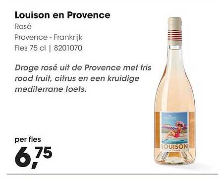 Louison en Provence Rosé Provence - Frankrijk Fles 75 cl | 8201070