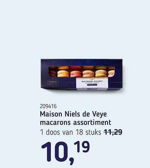 Maison Niels de Veye macarons assortiment