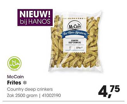 McCain Frites Country deep crinkers