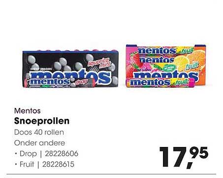 Mentos Snoeprollen