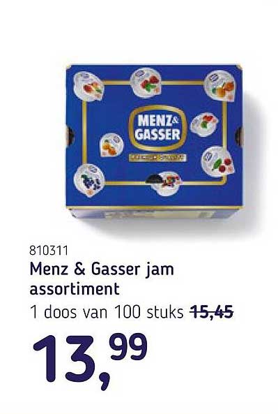 Menz & Gasser jam assortiment