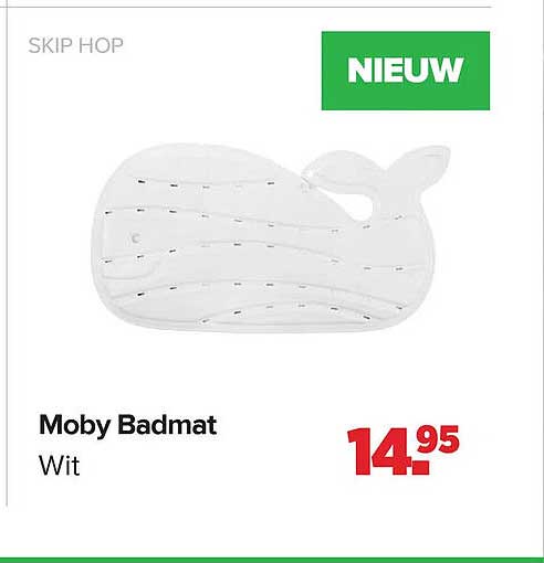 Moby Badmat Wit