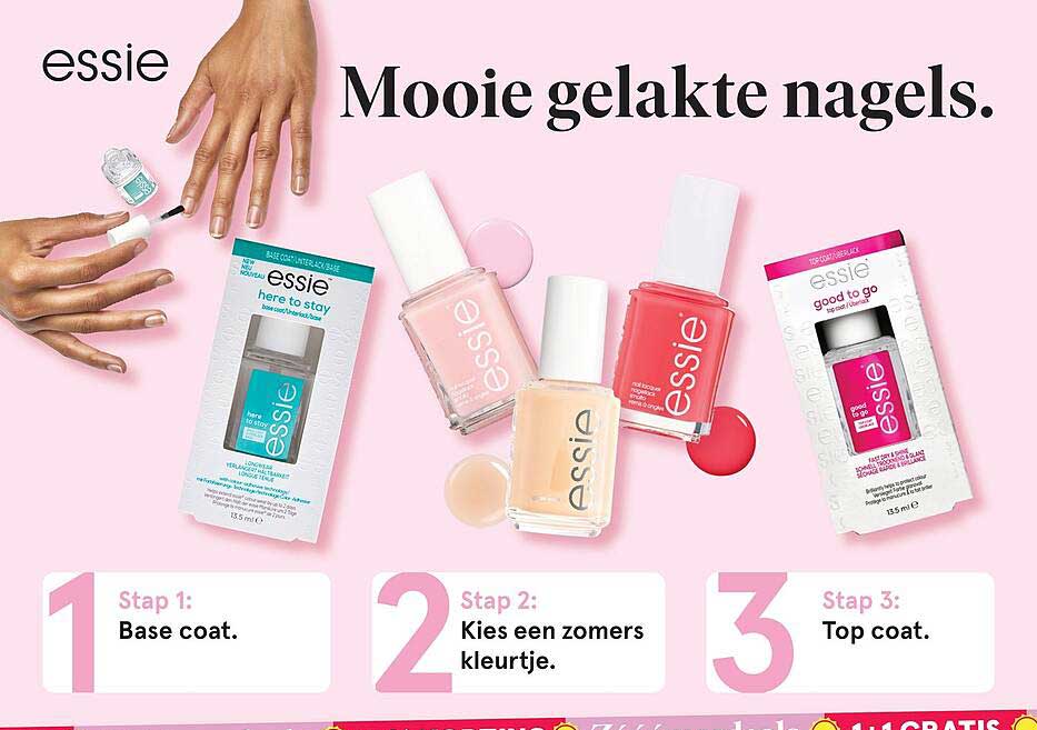 Mooie gelakte nagels.