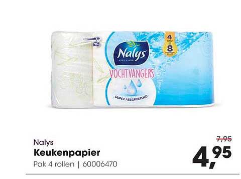 Nalys Keukenpapier Pak 4 rollen | 60006470