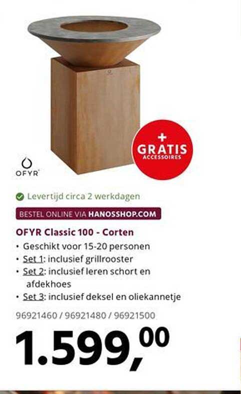 OFYR Classic 100 - Corten + GRATIS ACCESSOIRES