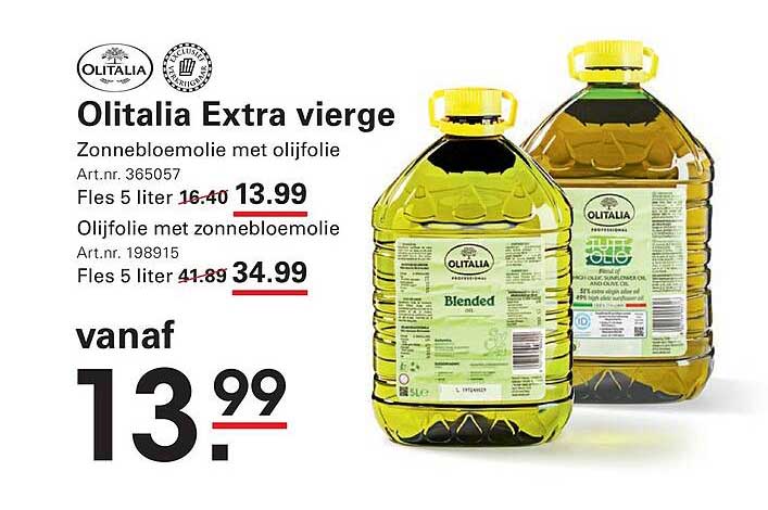 Olitalia Extra vierge Zonnebloemolie met olijfolie
