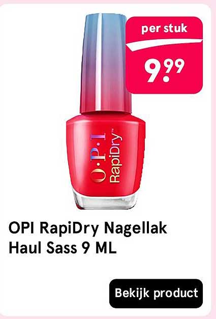 OPI RapiDry Nagellak Haul Sass 9 ML