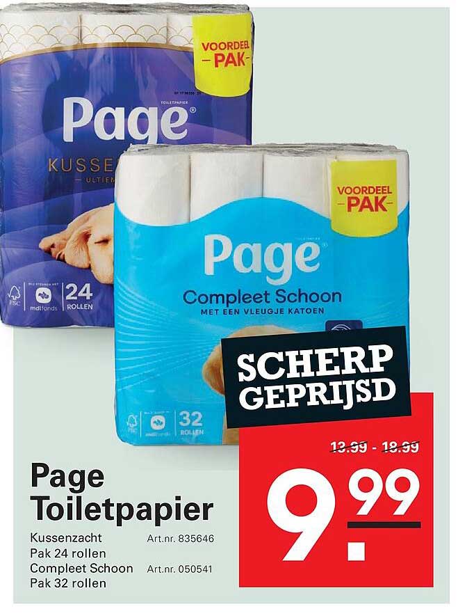Page Toiletpapier