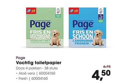 Page Vochtig toiletpapier