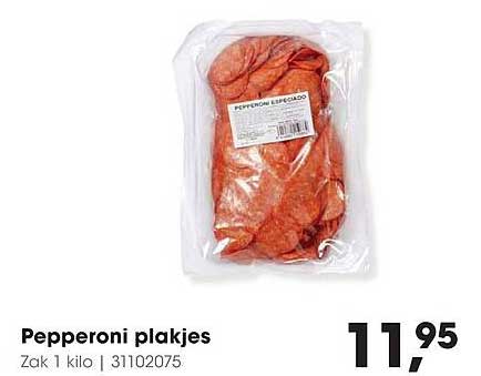 Pepperoni plakjes