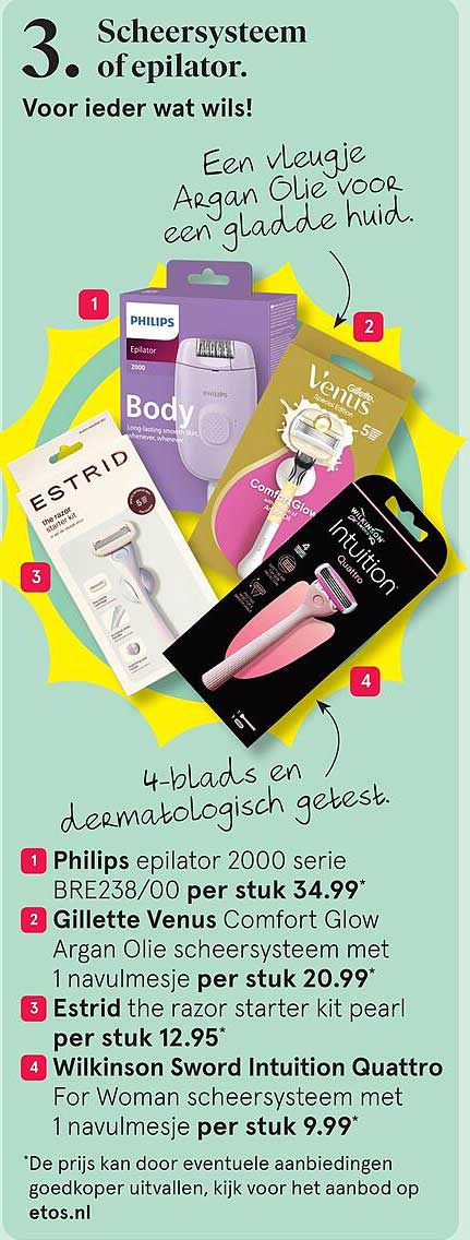 Philips epilator 2000 serie BRE238/00