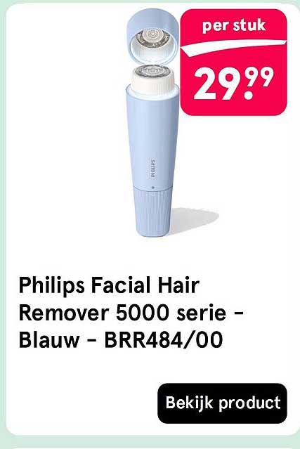 Philips Facial Hair Remover 5000 serie – Blauw – BRR484/00
