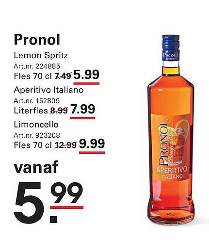Pronol Aperitivo Italiano
