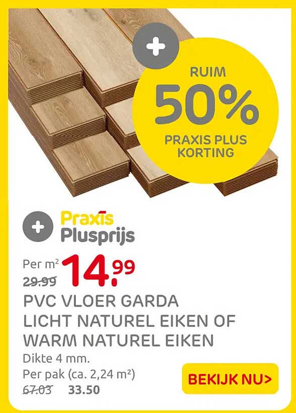 PVC VLOER GARDA LICHT NATUREL EIKEN OF WARM NATUREL EIKEN