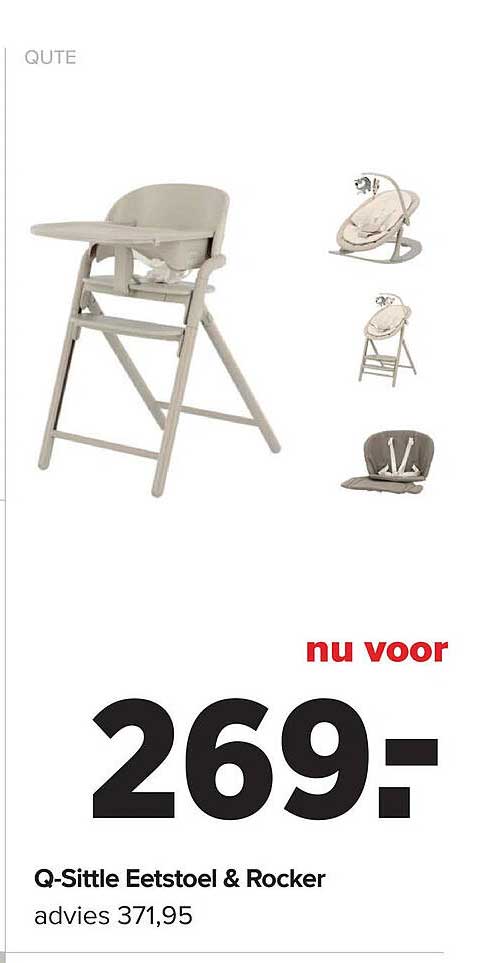 Q-Sittle Eetstoel & Rocker