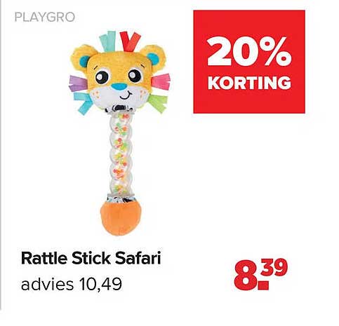 Rattle Stick Safari 20% KORTING
