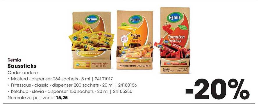 Remia Saussticks Onder andere