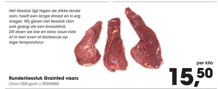 Runderliesstuk Grainfed vaars